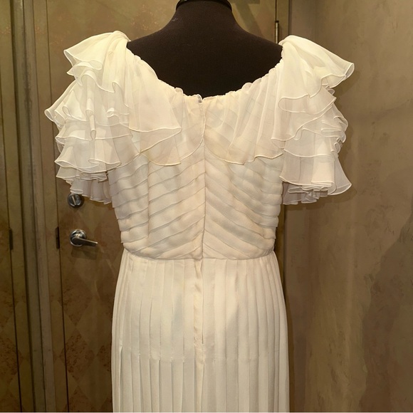 Couture Silk Chiffon Dress - Picture 10 of 16